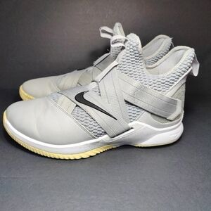 Nike LeBron Soldier 12 White Light Grey Basketball Sneaker Men's Shoe Si…
